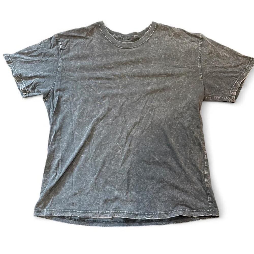 Weston Jon Boucher Dark Gray Acid Wash T Shirt XL 100% Cotton Grunge Skater